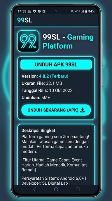 Tampilan halaman APK 99sl