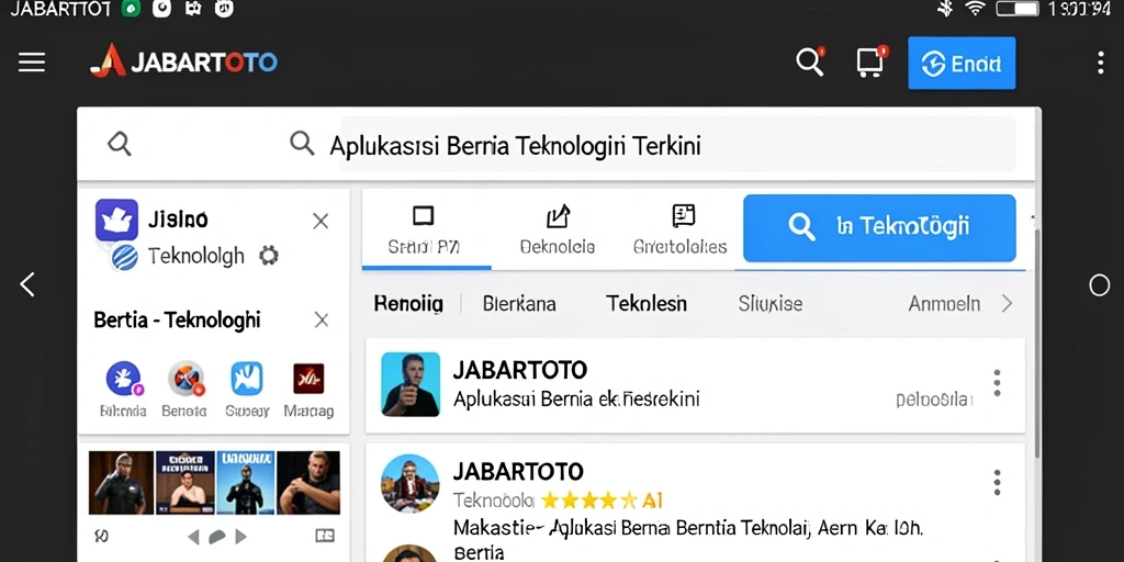 Tampilan antarmuka aplikasi JABARTOTO yang modern dan fungsional.