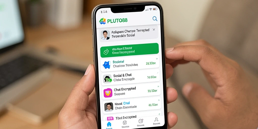 Tampilan antarmuka PLUTO88 yang modern dan intuitif.
